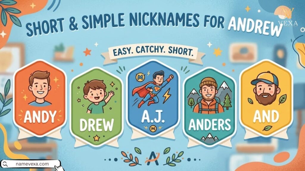 Short & Simple Nicknames for Andrew