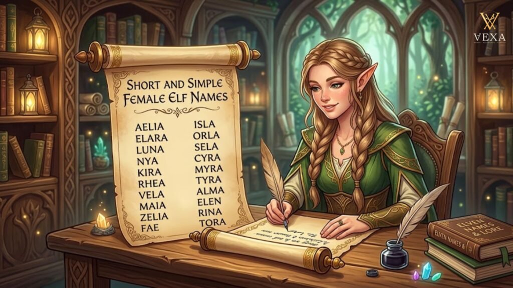 Short and Simple Female Elf Names