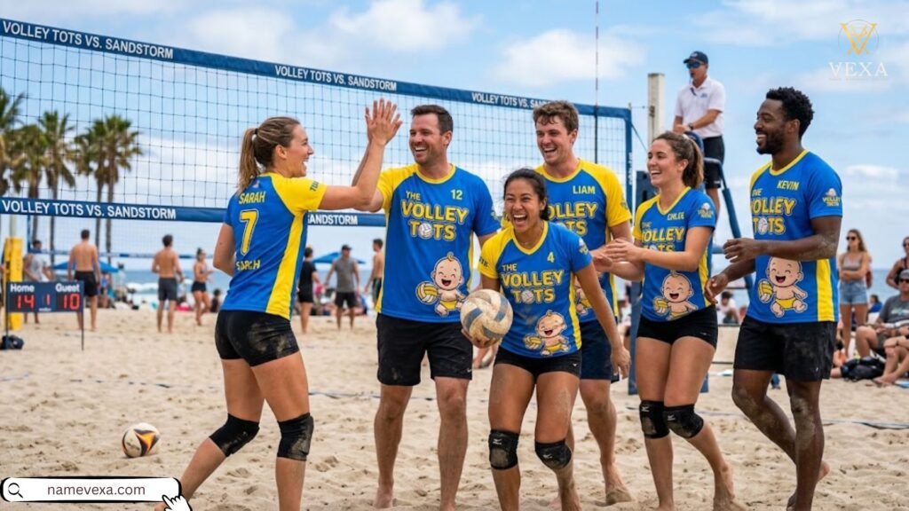 Silly & Lighthearted Best Volleyball Team Names (The Volley Tots)