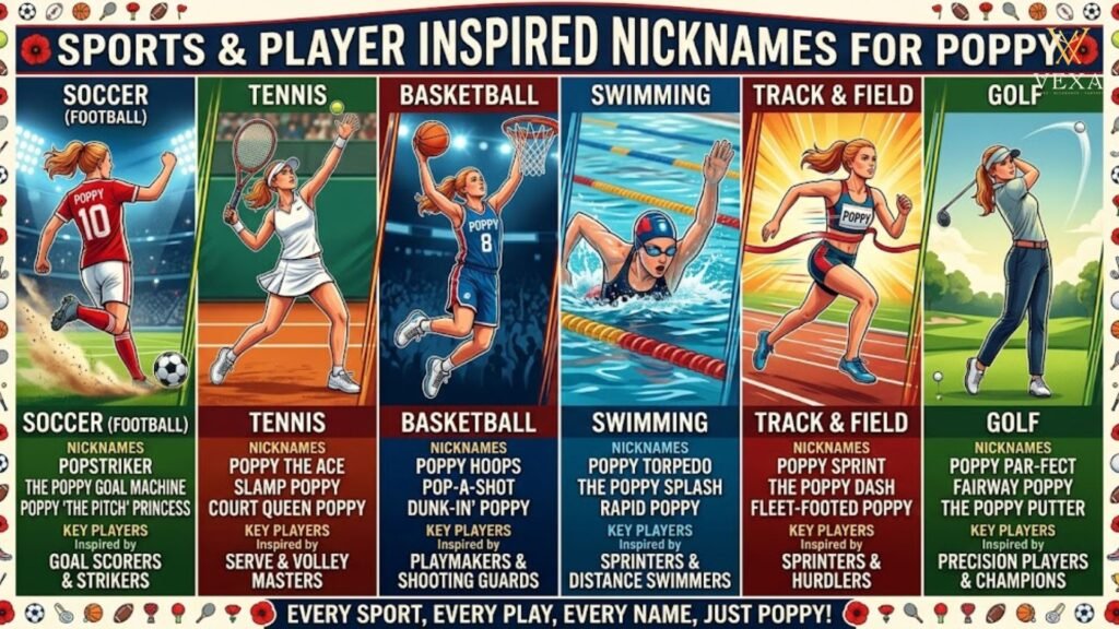 Sports & Player Inspired Nicknames for Poppy