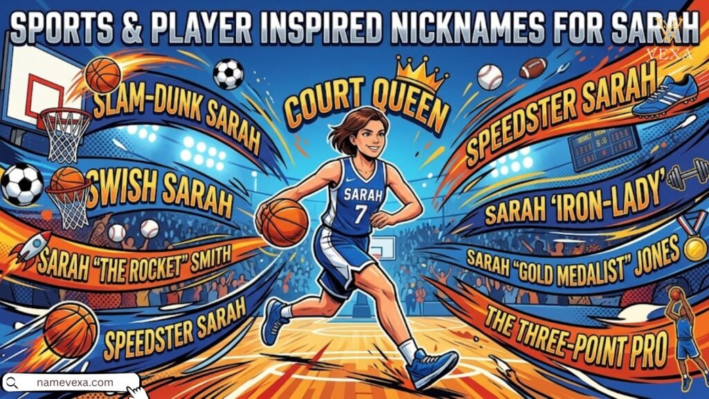 Sports & Player Inspired Nicknames for Sarah