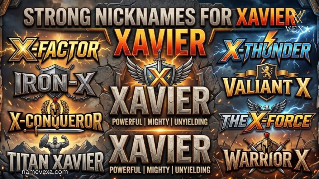 Strong Nicknames for Xavier