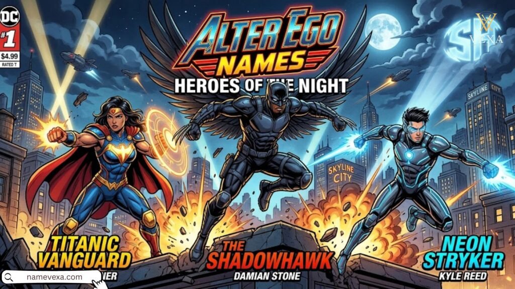 Superhero-Style Alter Ego Names