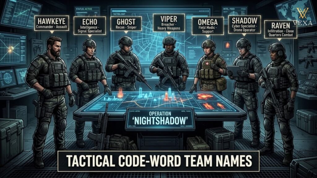Tactical Code-Word Team Names