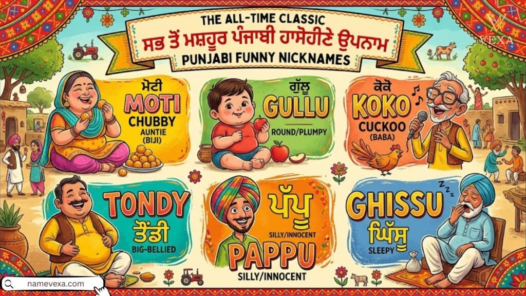The All-Time Classic Punjabi Funny Nicknames
