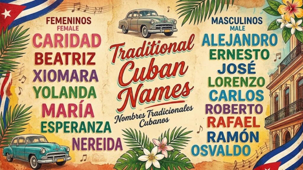 Traditional Cuban Names