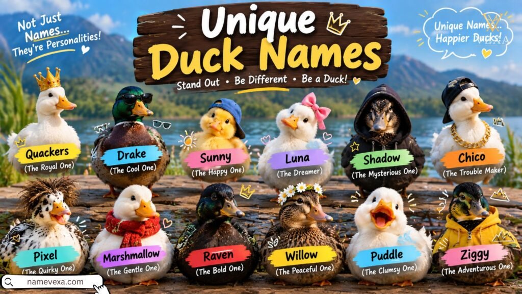 Unique Duck Names