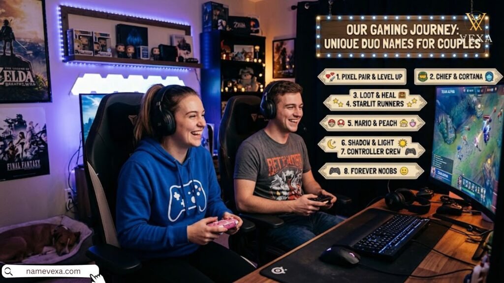 Unique Gaming Duo Names for Couples