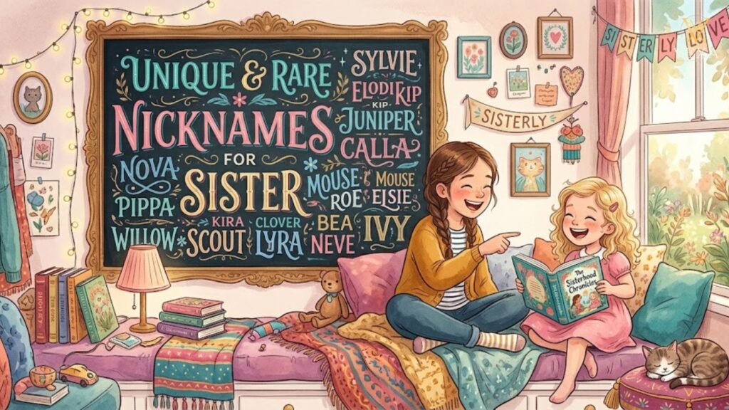 Unique & Rare Nicknames for Sister