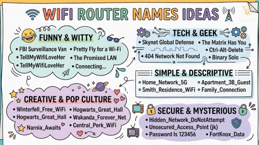 WiFi Router Names Ideas