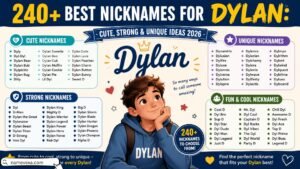 240+ Best Nicknames for Dylan Cute, Strong & Unique Ideas 2026