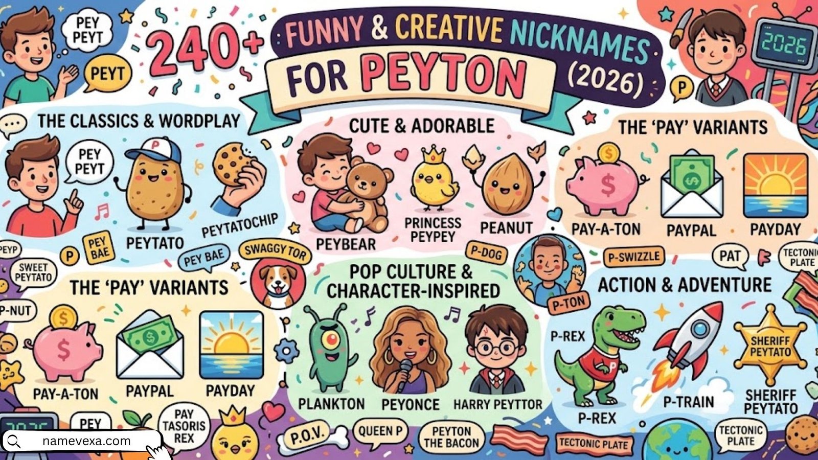 240+ Funny & Creative Nicknames for Peyton (2026)