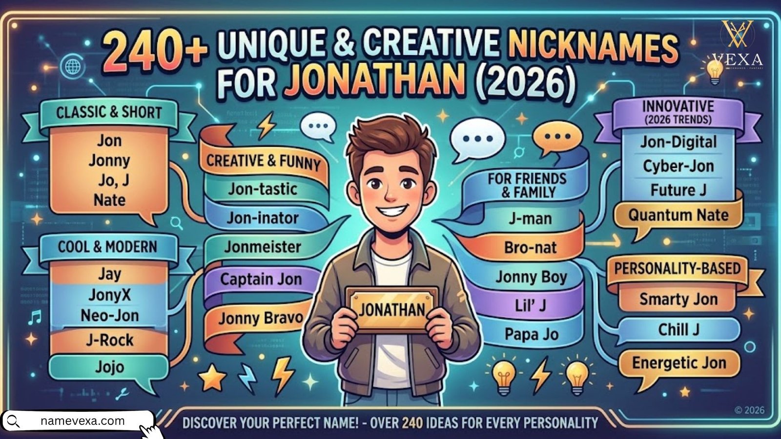 240+ Unique & Creative Nicknames for Jonathan (2026)