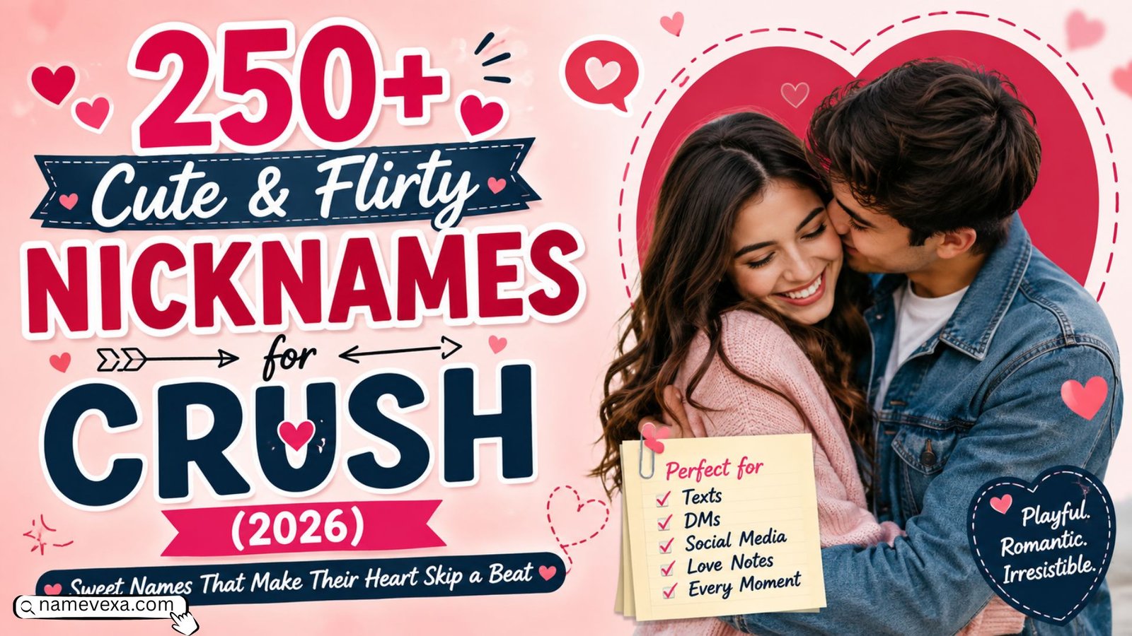 250+ Cute & Flirty Nicknames for Crush (2026)