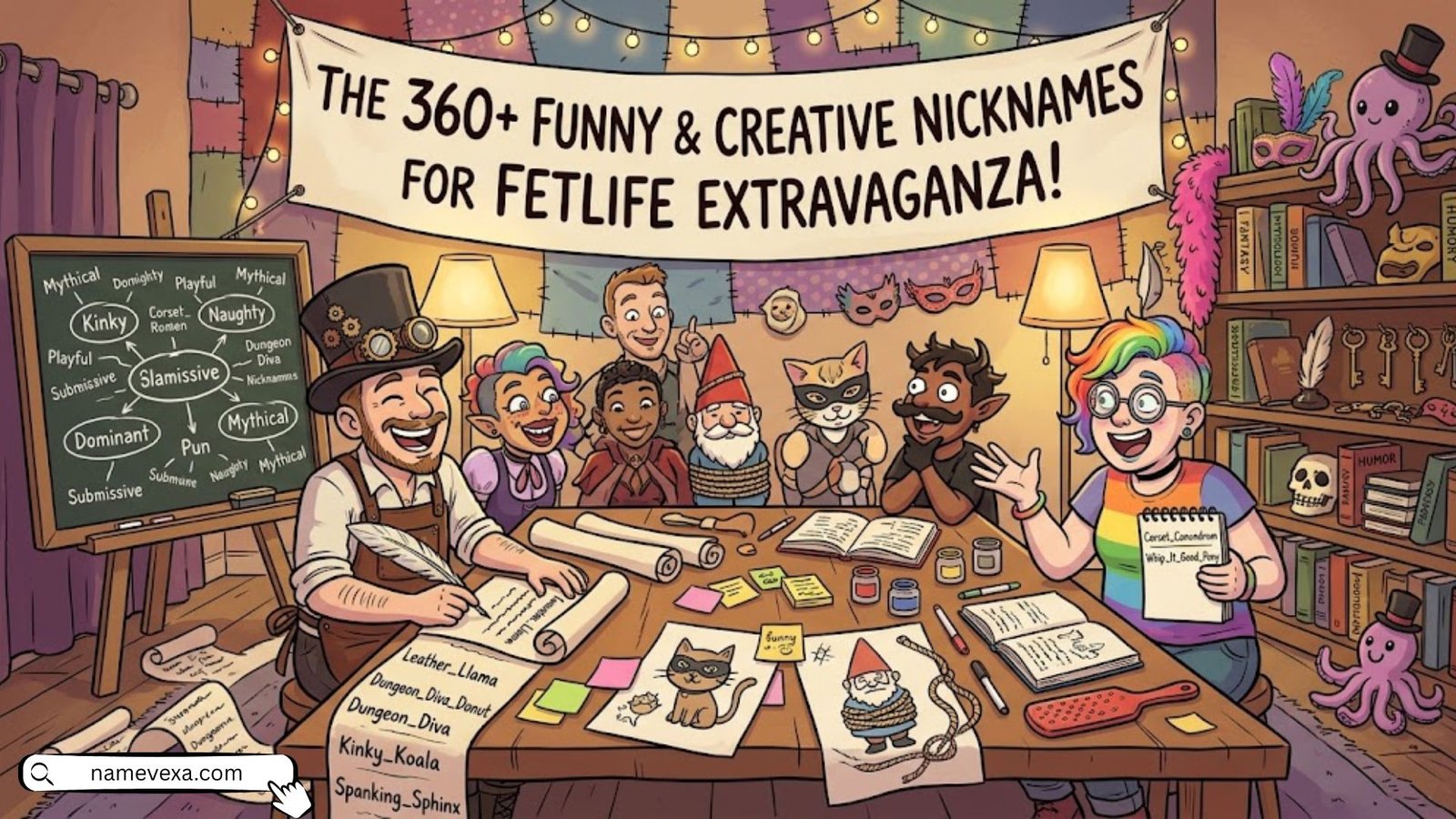 360+ Funny & Creative Nicknames for FetLife