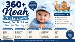360+ Noah Nicknames Sweet, Fun & Unique Ideas for Your Boy