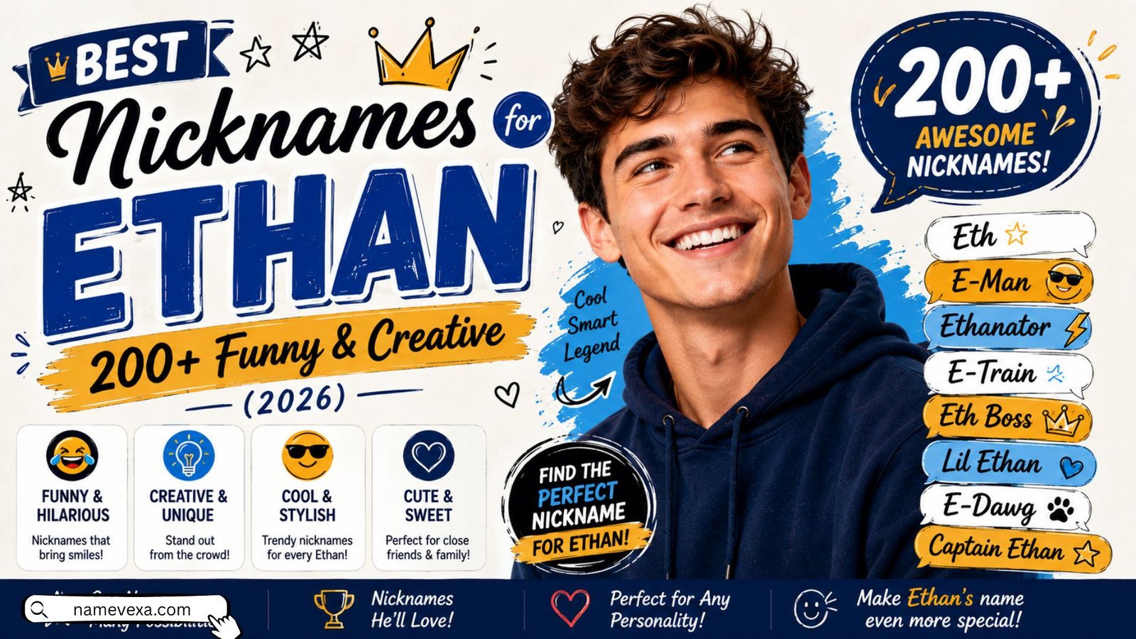Best Nicknames for Ethan 200+ Funny & Creative (2026)