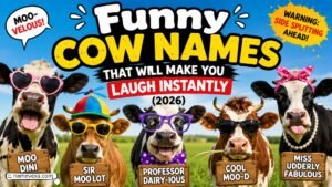 Funny Cow Names That Will Make You Laugh Instantly (2026)