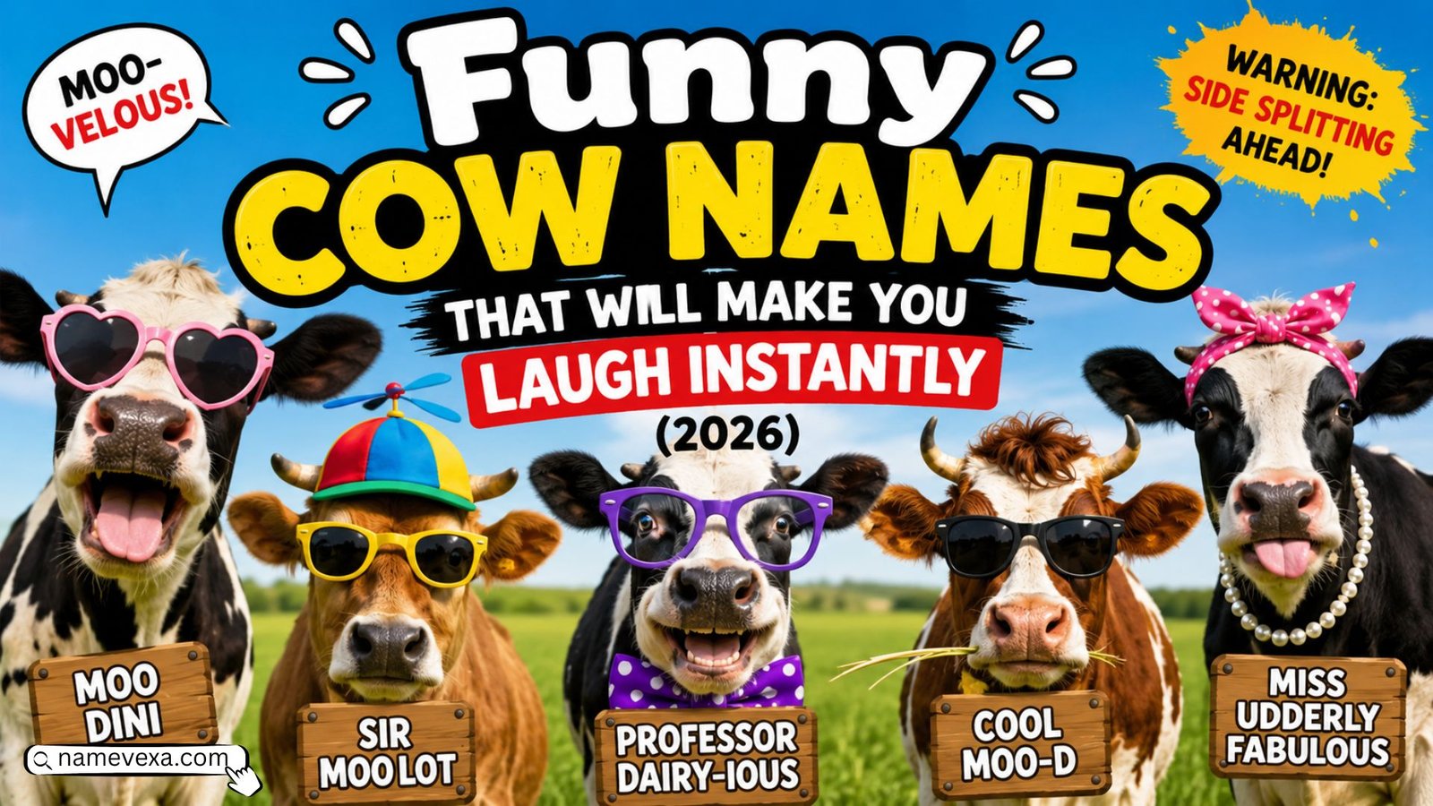Funny Cow Names That Will Make You Laugh Instantly (2026)