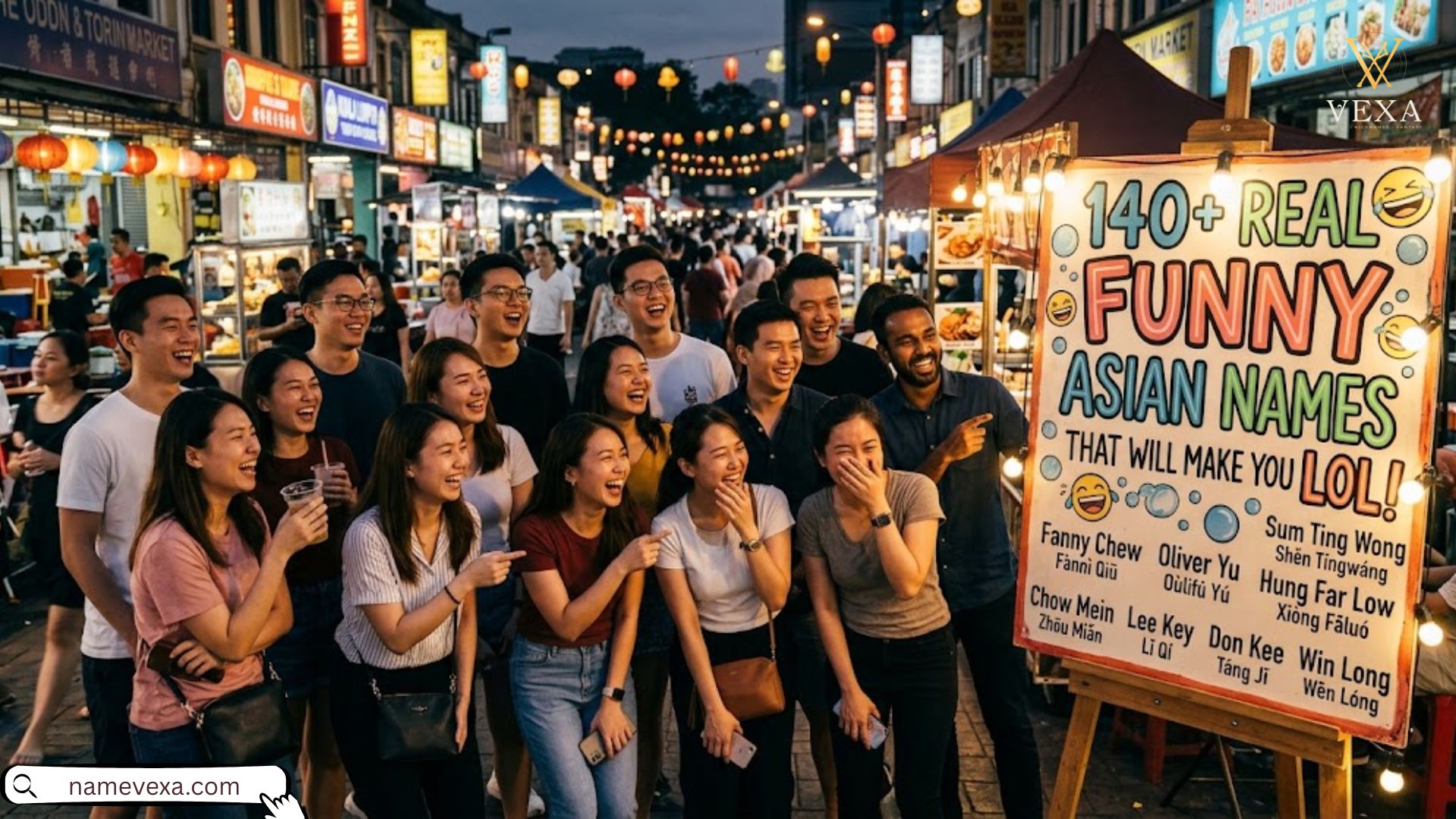 140+ REAL Funny Asian Names That Will Make You LOL