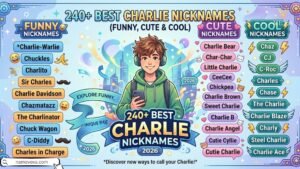 240+ Best Charlie Nicknames (Funny, Cute & Cool) 2026