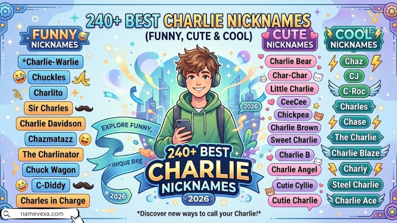 240+ Best Charlie Nicknames (Funny, Cute & Cool) 2026