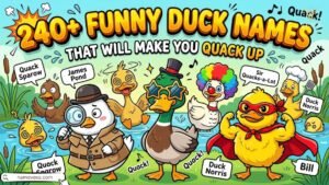 240+ Funny Duck Names That Will Make You Quack Up