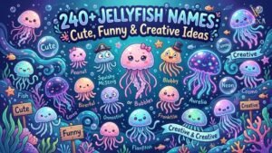 240+ Jellyfish Names Cute, Funny & Creative Ideas