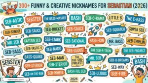 300+ Funny & Creative Nicknames for Sebastian (2026)