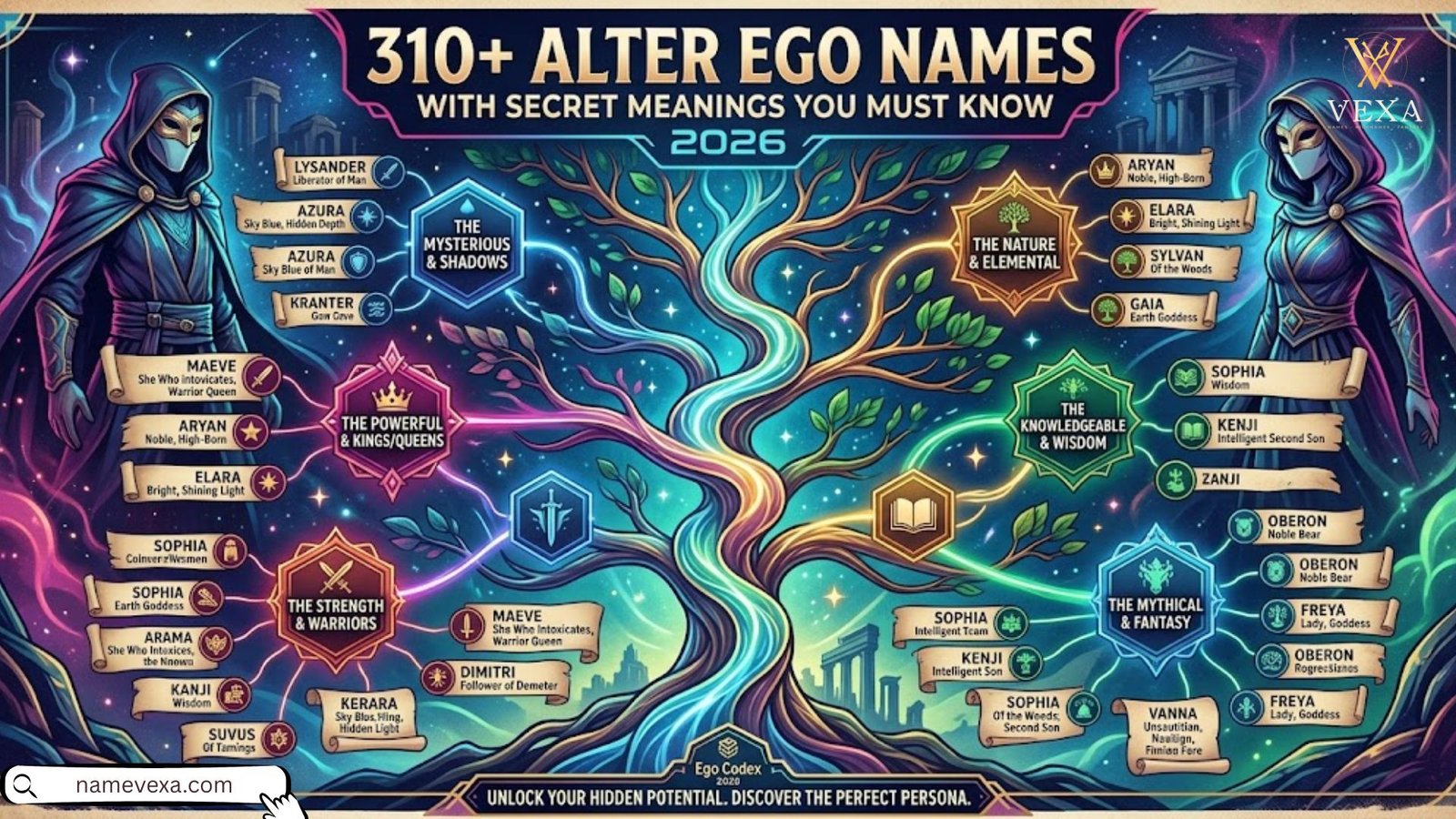 310+ Alter Ego Names With Secret Meanings You Must Know 2026