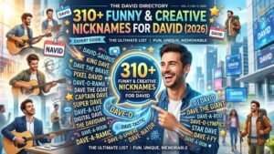 310+ Funny & Creative Nicknames for David (2026)
