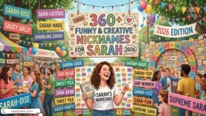 360+ Funny & Creative Nicknames for Sarah (2026)