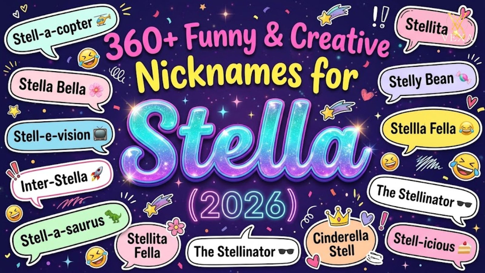 360+ Funny & Creative Nicknames for Stella (2026)