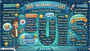 360+ Nicknames for Luis Funny, Cute & Cool Ideas (2026)