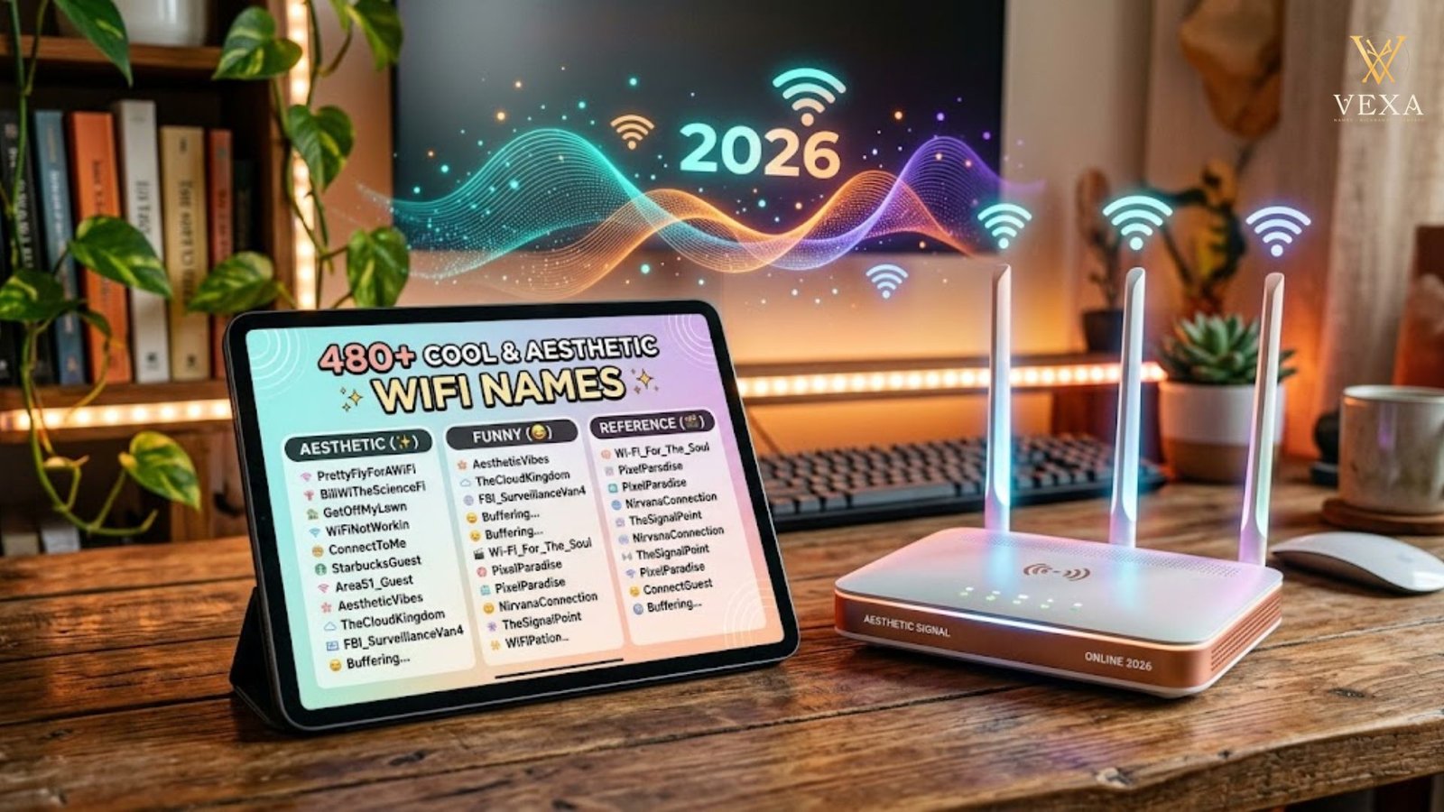 480+ Cool & Aesthetic WiFi Names for Your Router (2026)