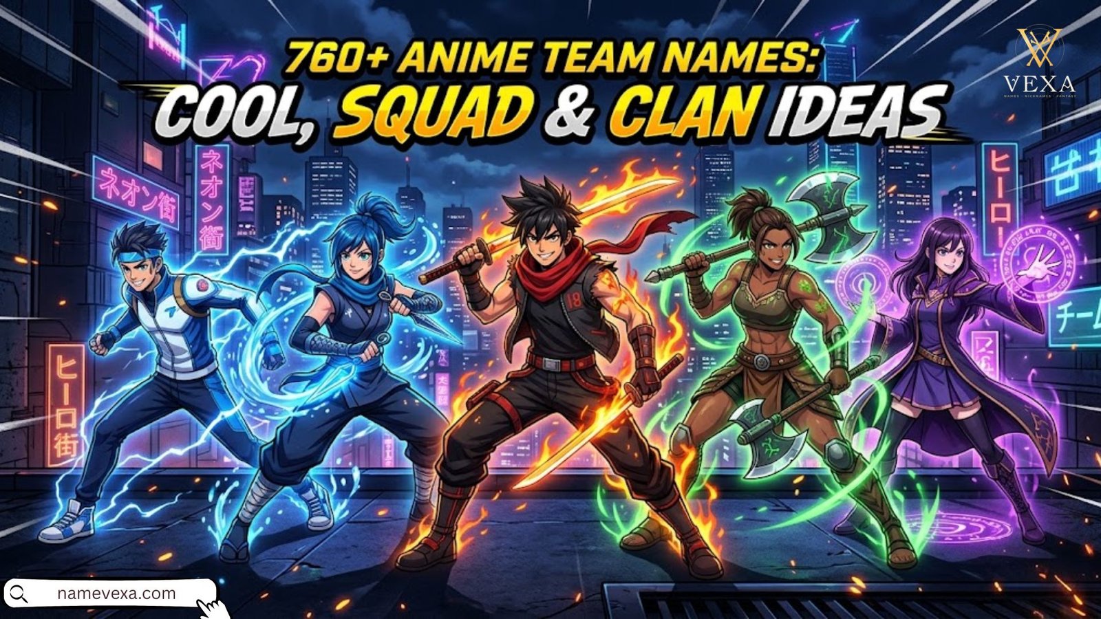 760+ Anime Team Names Cool, Squad & Clan Ideas (2026)