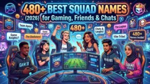 480+ Best Squad Names for Gaming, Friends & Chats (2026)