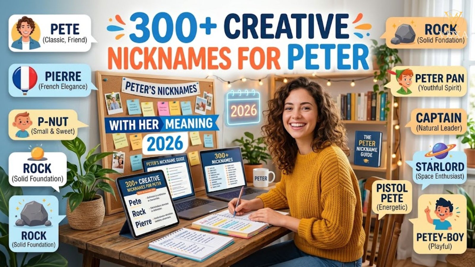 300+ Creative Nicknames for Peter With Her Meaning 2026
