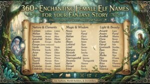 360+ Enchanting Female Elf Names for Your Fantasy Story